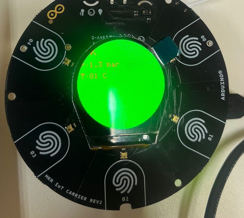 Système d’alerte turbocompresseur à l’état normal